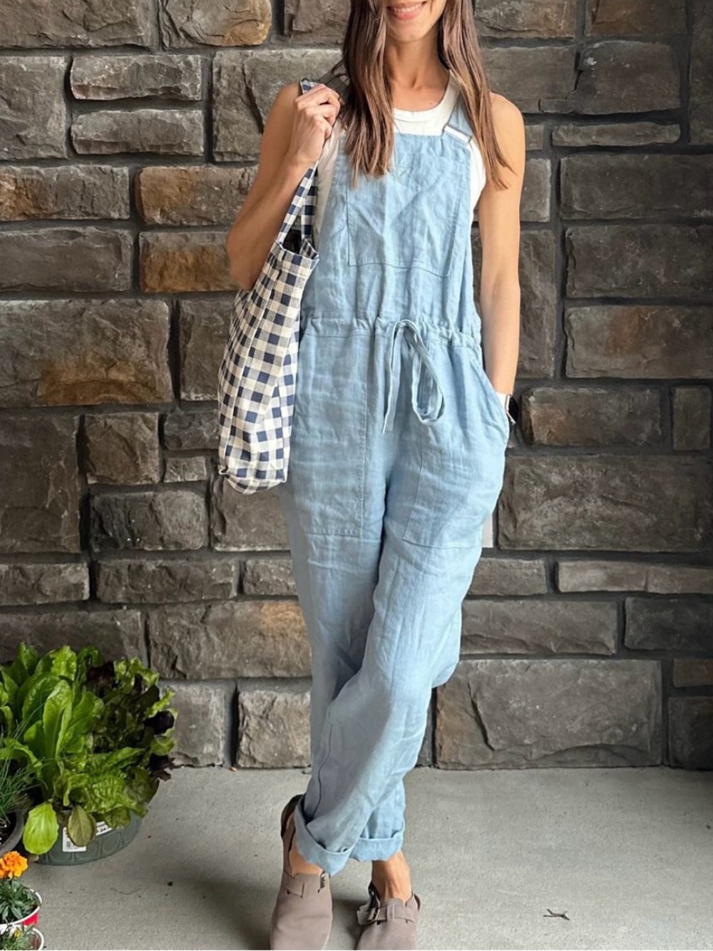 notPERFECTLINEN Linen jumpsuit Medium